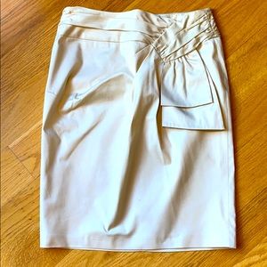 Nanette Lepore Pencil Cream Skirt Pretty Detail 4